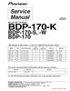 Thumbnail Pioneer BDP-170 (regions 2,3) Blu Ray player Service Manual Thumbnail Pioneer BDP-170 (regions 2,3) Blu Ray player Service Manual