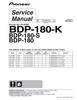 Thumbnail Pioneer BDP-180 Blu Ray player Service Manual
