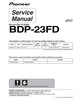 Thumbnail Pioneer BDP-23FD Blu Ray player FULL Service Manual