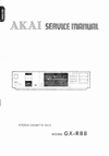 Thumbnail Akai GX-R-88 cassette deck , Service Repair Manual Thumbnail Akai GX-R-88 cassette deck , Service Repair Manual