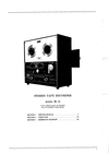 Thumbnail Akai M-11 , M-11D reel tape recorder Service Manual