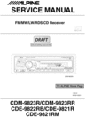 Thumbnail Alpine CDM-9823-R , CDM-9823-RR Service Manual