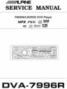 Thumbnail Alpine DVA-7996-R Service-Workshop Manual for repair