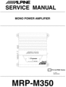 Thumbnail Alpine MRP-M-350 Service Manual