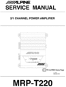 Thumbnail Alpine MRP-T-220 Service Manual