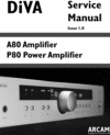 Thumbnail Arcam DiVA A-80 & P-80  Original Service Manual