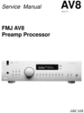 Thumbnail Arcam FMJ AV8 Preamp Processor  Original Service Manual
