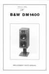 Thumbnail B&W DM-1400 Bowers & Wilkins , Service Manual Thumbnail B&W DM-1400 Bowers & Wilkins , Service Manual