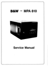 Thumbnail B&W MPA-810 Bowers & Wilkins , Service Manual Thumbnail B&W MPA-810 Bowers & Wilkins , Service Manual