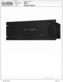 Thumbnail Classe DR-8 Power Amplifier , Original Service Manual