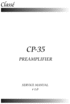 Thumbnail Classe CP-35 Preamplifier , Original Service Manual