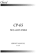 Thumbnail Classe CP-65 Preamplifier , Original Service Manual