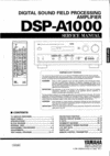 Thumbnail Yamaha DSP-A-1000 Service-Workshop Manual for repair