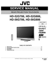 Thumbnail JVC HD-56-G786 & 56-G886 Service & User Manual , Schematics