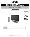 Thumbnail JVC LT-32X575 , Service Manual & Schematics Thumbnail JVC LT-32X575 , Service Manual & Schematics