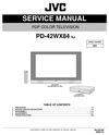 Thumbnail JVC  PD-42-WX84 , Plasma TV , Service Manual & Schematics