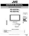 Thumbnail JVC PD-50-X795, Service Manual , Schematics & User Manual