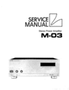 Thumbnail Luxman   M-03 Power Amplifier , Service-Repair Manual