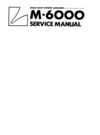 Thumbnail Luxman   M-6000 Power Amplifier , Service-Repair Manual