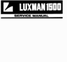 Thumbnail Luxman R-1500  Receiver , Service-Repair Manual