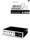 Thumbnail Luxman R-2050 Receiver  , Service-Repair Manual