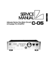 Thumbnail Luxman  C-05 Preamplifier , Service-Repair Manual