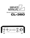 Thumbnail Luxman  CL-360 Preamplifier , Service-Repair Manual