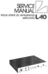 Thumbnail Luxman  L-10 amplifier , Service-Repair Manual