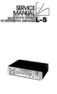 Thumbnail Luxman  L-5 amplifier , Service-Repair Manual