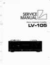 Thumbnail Luxman  LV-105 amplifier , Service-Repair Manual