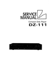 Thumbnail Luxman DZ-111 CD Player , Original Service Manual