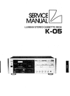 Thumbnail Luxman K-05 Cassette Deck , Original Service Manual Thumbnail Luxman K-05 Cassette Deck , Original Service Manual