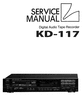 Thumbnail Luxman KD-117 Cassette Deck ,Original Schematic & Parts List Thumbnail Luxman KD-117 Cassette Deck ,Original Schematic & Parts List