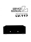 Thumbnail Luxman LV-117  , Service Manual