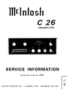 Thumbnail McIntosh C-26 , Original Service manual