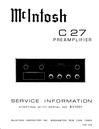 Thumbnail McIntosh C-27 , Original Service manual