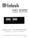 Thumbnail McIntosh MC-2125 , Original Service Manual