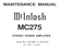 Thumbnail McIntosh MC-275 , Original Service Manual