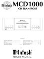 Thumbnail McIntosh MCD-1000 , Original Service Manual