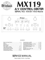 Thumbnail McIntosh MX-119 , Original Service Manual