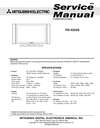 Thumbnail Mitsubishi PD-4225-S Plasma , Service Manual & Schematics Thumbnail Mitsubishi PD-4225-S Plasma , Service Manual & Schematics