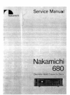 Thumbnail Nakamichi 680  Original Service Manual 
