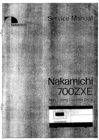 Thumbnail Nakamichi 700 zxe Original Service Manual Thumbnail Nakamichi 700 zxe Original Service Manual