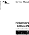 Thumbnail Nakamichi DRAGON Original Service Manual
