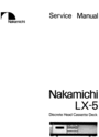 Thumbnail Nakamichi LX-5 Original Service Manual 
