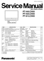 Thumbnail Panasonic PT-44-LCX65 Back Projection TV , Service Manual