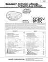 Thumbnail Sharp XV-Z-90 & DT-200 , Projector Original Service Manual Thumbnail Sharp XV-Z-90 & DT-200 , Projector Original Service Manual