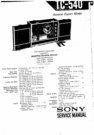 Thumbnail Sony  TC-540 reel to reel tape recorder Service Manual