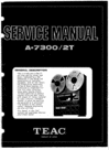 Thumbnail Teac A-7300-T.2  reel tape recorder Service Manual