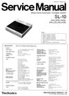 Thumbnail Technics SL-10 Turntable , Service Manual Thumbnail Technics SL-10 Turntable , Service Manual